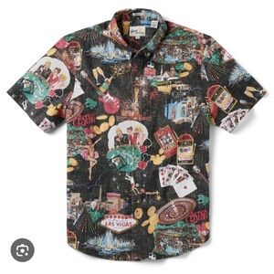 Reyn Spooner Las Vegas Aloha Our Ninth Island Button Down Kloth Shirt XXL